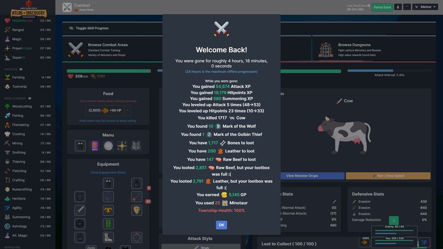 Melvor Idle screenshot 4