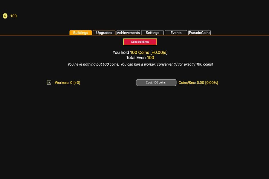 Synergism screenshot 1